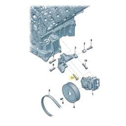 N91026403 Volkswagen Socket Head Collared Bolt