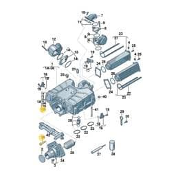 N10664503 Volkswagen Hex Collared Bolt