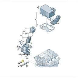 N91087401 Volkswagen O-Ring Seal