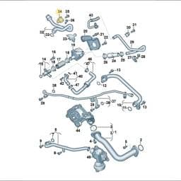 N0206267 Volkswagen Hose Clamp