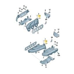 N91187001 Volkswagen Threaded Pin