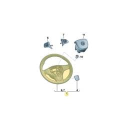 7P6419091CEX0U Volkswagen Steering Wheel (EX0U)