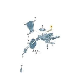 N10758101 Volkswagen Socket Head Collared Bolt