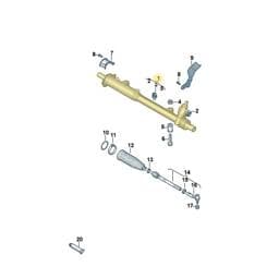 7P6422063L Volkswagen Steering Gear