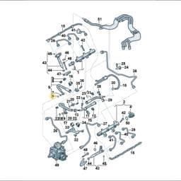 WHT006974 Volkswagen O-Ring (0.012m)