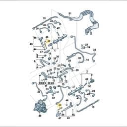 WHT004923B Volkswagen Hexagon Socket Head Bolt