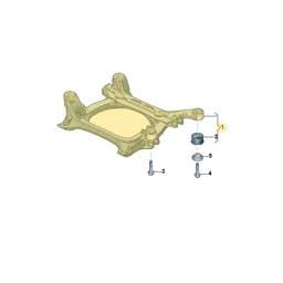 7P0499030 Volkswagen Subframe Assembly