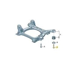 N10523201 Volkswagen Hex Collared Bolt
