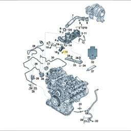 N10700203 Volkswagen Round Head Screw
