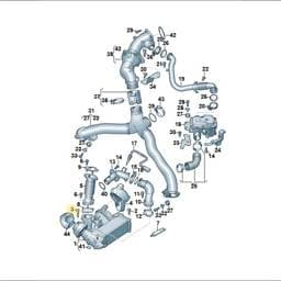 N10787601 Volkswagen Hexagon Socket Flathead Bolt