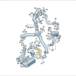 057131530G Volkswagen Connecting Pipe
