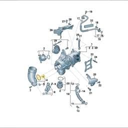 WHT010054 Volkswagen O-Ring
