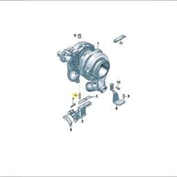 N0445179 Volkswagen Threaded Pin