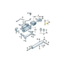 N10655401 Volkswagen Hex Collared Bolt