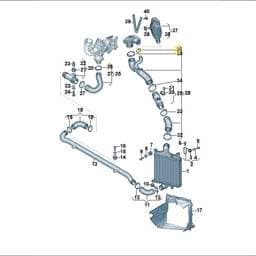 N10734601 Volkswagen Hose Clamp