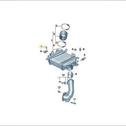 N10734001 Volkswagen Round-Head Screw