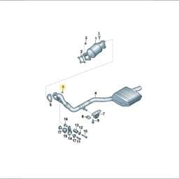 N91130802 Volkswagen Hexagon Collar Nut