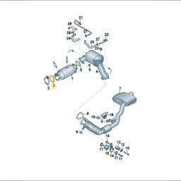 8W0253115Q Volkswagen Steering Seal