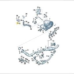 N90943501 Volkswagen Hose Bracket