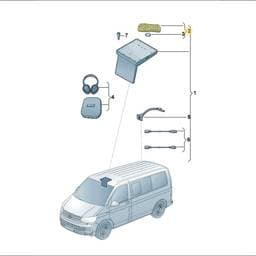 7E5035207 Volkswagen Remote Control