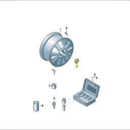 7E0601149AQZQ Volkswagen Wheel Cover (Chrome Colours/Black)