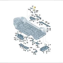 7E0203510A Volkswagen Bracket