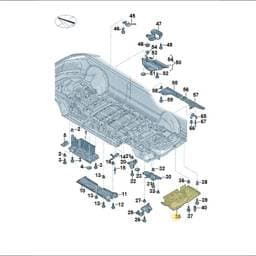 7H0825194G Volkswagen Spare Wheel Trim