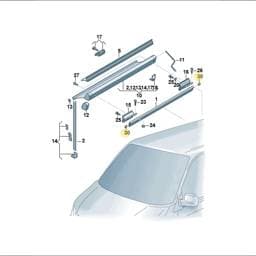 N90482301 Volkswagen Square Nut
