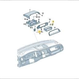 JKV857182 Volkswagen Dummy Cover