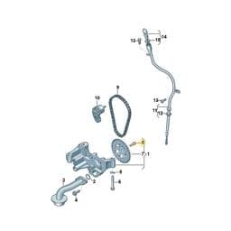 N90366101 Volkswagen Oval Hexagon Bolt