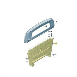 JNV86317330T Volkswagen Interior Trim (Classic Grey)