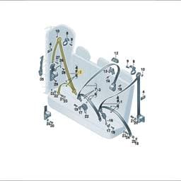 7H9857816LRAA Volkswagen Seatbelt Assembly