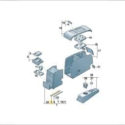 JNV861237 Volkswagen Guide Rail