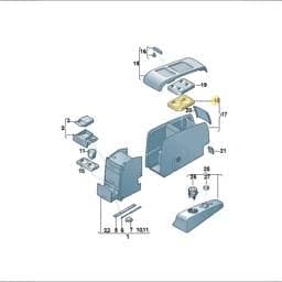 JNV861267 Volkswagen Cupholder Insert