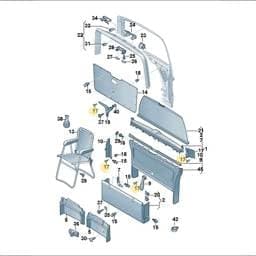 N10595002 Volkswagen Round Head Screw