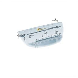 7E5880532 Volkswagen Head Airbag Guide Piece