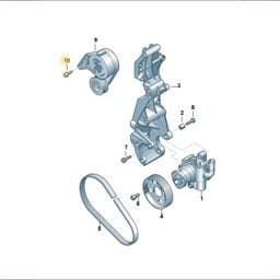 N10573202 Volkswagen Socket Head Collared Bolt