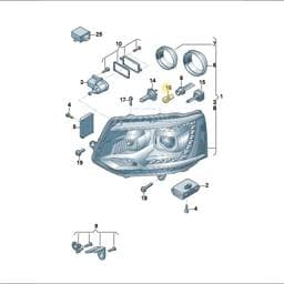 N10733104 Volkswagen Bulb Carrier