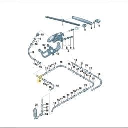 6X0955975 Volkswagen T-Piece