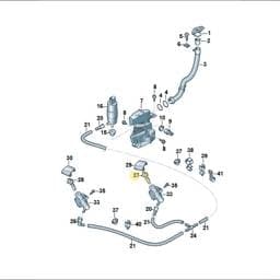 7E5955103 Volkswagen Nozzle Carrier