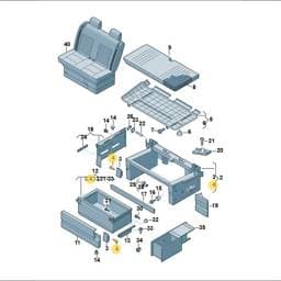 N10620801 Volkswagen Panel Screw