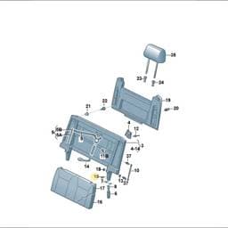 N10692201 Volkswagen Hexagon Socket Flathead Bolt