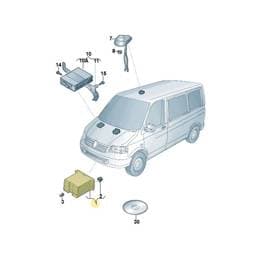 6Q0035191X Volkswagen Navigation Unit Housing