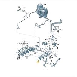N10748101 Volkswagen Hexagon Bolt