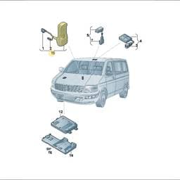 7H0035716A Volkswagen Infotainment Support