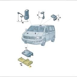 7H0035462A Volkswagen Interface Box Bracket