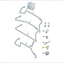 N10613001 Volkswagen Bracket