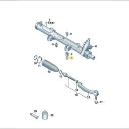 N91093701 Volkswagen Clamping Nut