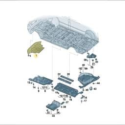 7T0825453D Volkswagen Noise Insulation