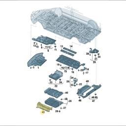7T0825755A Volkswagen Heat Shield